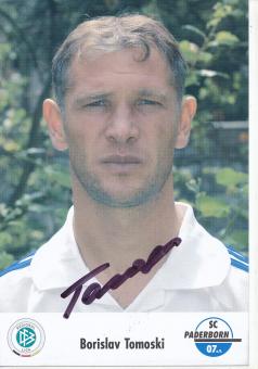 Borislav Tomoski  2004/2005  SC Paderborn Fußball Autogrammkarte original signiert 
