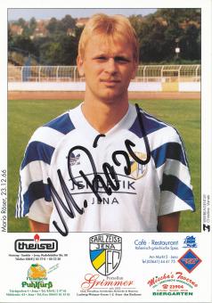 Mario Röser  1995/1996  FC Carl Zeiss Jena  Fußball Autogrammkarte original signiert 