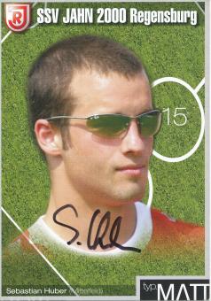 Sebastian Huber  2004/2005 SSV Jahn Regensburg  Fußball Autogrammkarte original signiert 
