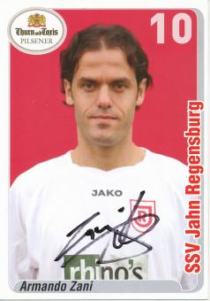 Armando Zani  2007/2008  SSV Jahn Regensburg  Fußball Autogrammkarte original signiert 