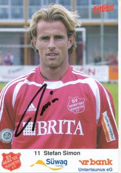 Stefan Simon  2004/2005   SV Wehen Wiesbaden  Fußball Autogrammkarte original signiert 