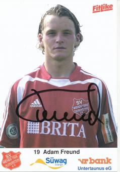 Adam Freund  2004/2005   SV Wehen Wiesbaden  Fußball Autogrammkarte original signiert 