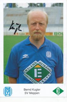Bernd Kugler  1993/1994  SV Meppen  Fußball Autogrammkarte original signiert 