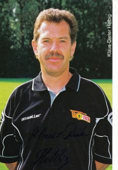 Klaus Dieter Helbig  2002/2003   FC Union Berlin  Fußball Autogrammkarte  original signiert 