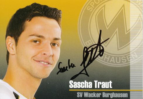 Sascha Traut   2009/2010  SV Burghausen  Fußball Autogrammkarte  original signiert 