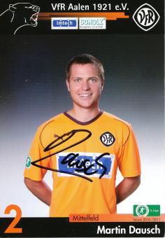 Martin Dausch  2010/2011  VFR Aalen  Fußball Autogrammkarte  original signiert 