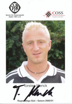Torsten Menck  2000/2001  VFR Aalen  Fußball Autogrammkarte  original signiert 