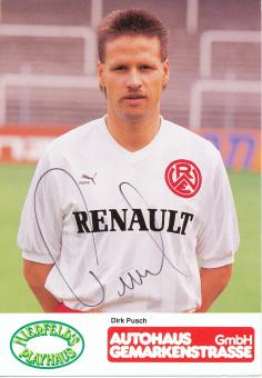 Dirk Pusch  1988/1989  Rot Weiss Essen Fußball Autogrammkarte  original signiert 