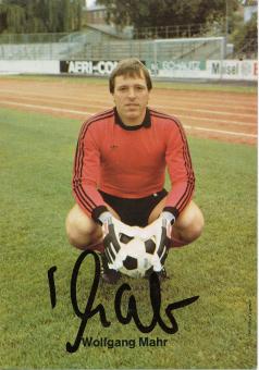 Wolfgang Mahr  SpVgg Bayreuth  Fußball Autogrammkarte  original signiert 