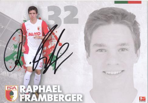 Raphael Framberger  2014/2015  FC Augsburg  Fußball Autogrammkarte  original signiert 