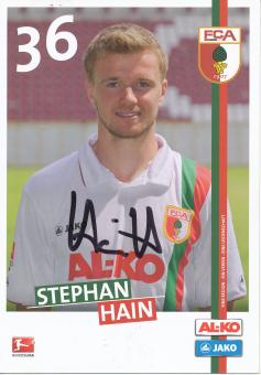 Stephan Hain  2011/2012  FC Augsburg  Fußball Autogrammkarte  original signiert 