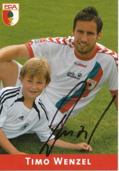 Timo Wenzel  2006/2007  FC Augsburg  Fußball Autogrammkarte  original signiert 
