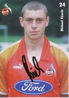 Michael Rösele  1997/1998  FC Köln  Fußball Autogrammkarte  original signiert 