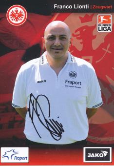 Franco Lionti  2007/2008  Eintracht Frankfurt  Fußball Autogrammkarte  original signiert 