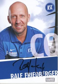 Ralf Friedberger  2011/2012 Karlsruher SC  Fußball Autogrammkarte  original signiert 