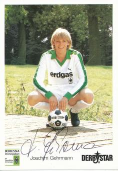 Joachim Gehrmann  1984/1985  Borussia Mönchengladbach  Fußball Autogrammkarte  original signiert 