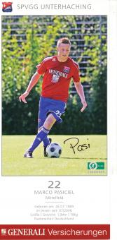 Marco Pasiciel  SpVgg Unterhaching  Fußball Autogrammkarte original signiert 