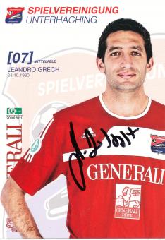 Leandro Grech  2010/2011  SpVgg Unterhaching  Fußball Autogrammkarte original signiert 