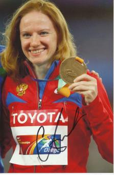 Swetlana Feofanowa  Rußland  Leichtathletik Autogramm Foto original signiert 
