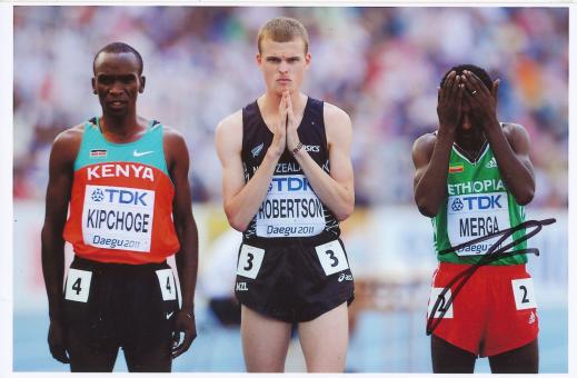 Imane Merga  Äthiopien  Leichtathletik Autogramm Foto original signiert 