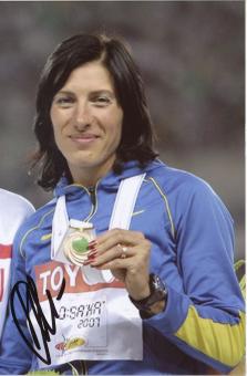 Iryna Lischtschynska  Ukraine  Leichtathletik Autogramm Foto original signiert 