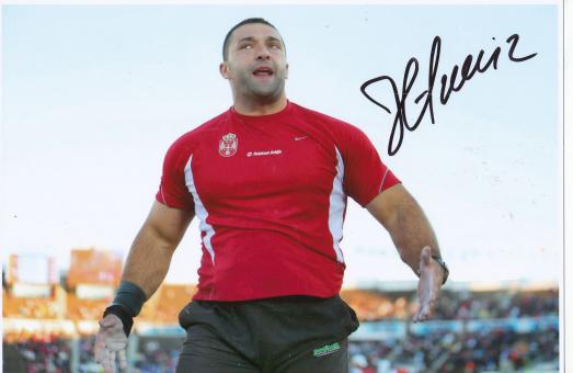 Asmir Kolasinac  Serbien  Leichtathletik Autogramm Foto original signiert 