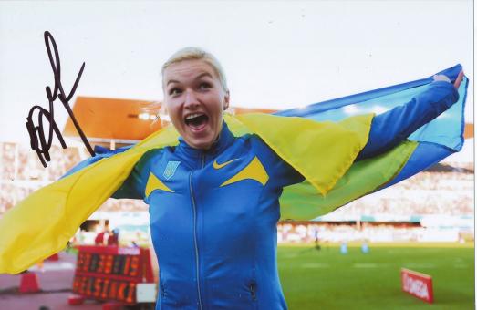 Wira Rebryk  Ukraine  Leichtathletik Autogramm Foto original signiert 