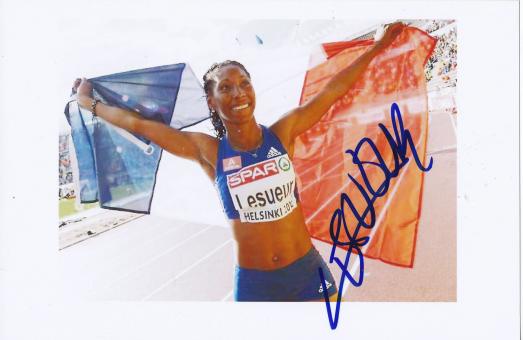Eloyse Lesueur  Frankreich  Leichtathletik Autogramm Foto original signiert 