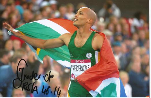 Cornel Fredericks  Südafrika  Leichtathletik Autogramm Foto original signiert 