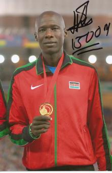 Isiah Kiplangat Koech  Kenia  Leichtathletik Autogramm Foto original signiert 
