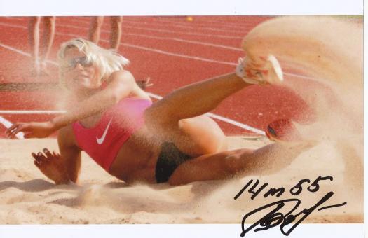 Svetlana Bolshakova  Belgien  Leichtathletik Autogramm Foto original signiert 