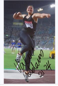 Valerie Adamsi  Neuseeland  Leichtathletik Autogramm 13x18 cm Foto original signiert 