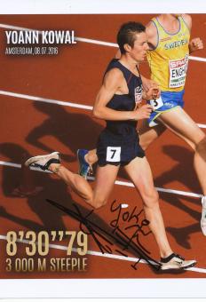 Yoann Kowal  Frankreich  Leichtathletik Autogramm 13x18 cm Foto original signiert 