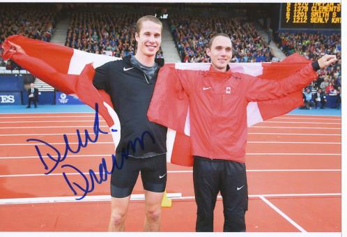 Derek Drouin   Kanada  Leichtathletik Autogramm 13x18 cm Foto original signiert 