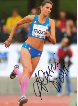 Alessia Trost  Italien  Leichtathletik Autogramm 15x20 cm Foto original signiert 