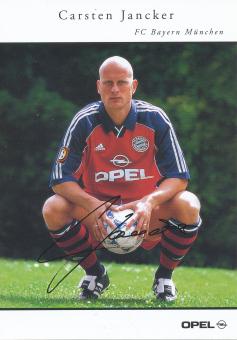 Carsten Jancker  1999/2000  FC Bayern München Fußball Autogrammkarte Druck signiert 