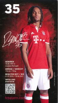 Renato Sanches   2016/2017  FC Bayern München Fußball Autogrammkarte Druck signiert 