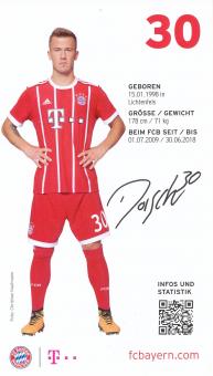 Niklas Dorsch  2017/2018  FC Bayern München Fußball Autogrammkarte Druck signiert 