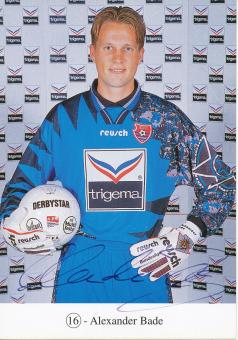 Alexander Bade   1995/1996  KFC  Uerdingen Fußball Autogrammkarte original signiert 