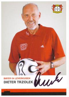 Dieter Trzolek  2006/2007   Bayer 04 Leverkusen Fußball Autogrammkarte original signiert 