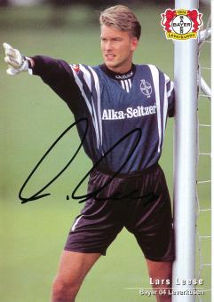 Lars Leese  1996/1997   Bayer 04 Leverkusen Fußball Autogrammkarte original signiert 
