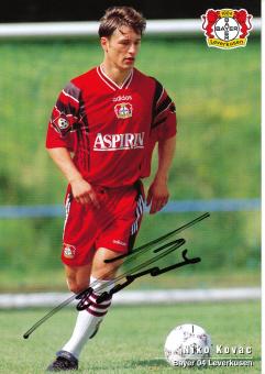 Niko Kovac  1997/1998   Bayer 04 Leverkusen Fußball Autogrammkarte original signiert 