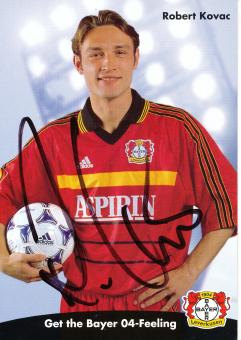 Robert Kovac  1998/1999   Bayer 04 Leverkusen Fußball Autogrammkarte original signiert 