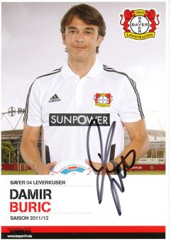 Damir Buric  2011/2012  Bayer 04 Leverkusen Fußball Autogrammkarte original signiert 