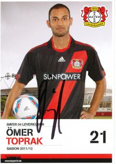 Ömer Toprak  2011/2012  Bayer 04 Leverkusen Fußball Autogrammkarte original signiert 