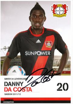 Danny Da Costa  2011/2012  Bayer 04 Leverkusen Fußball Autogrammkarte original signiert 