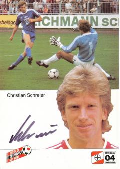 Christian Schreier  1.1.1985  Bayer 04 Leverkusen Fußball Autogrammkarte original signiert 
