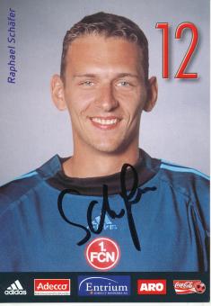 Raphael Schäfer  2002/2003  FC Nürnberg  Fußball Autogrammkarte original signiert 