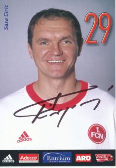 Sasa Ciric  2002/2003  FC Nürnberg  Fußball Autogrammkarte original signiert 
