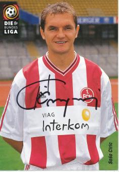 Sasa Ciric  1998/1999  FC Nürnberg  Fußball Autogrammkarte original signiert 